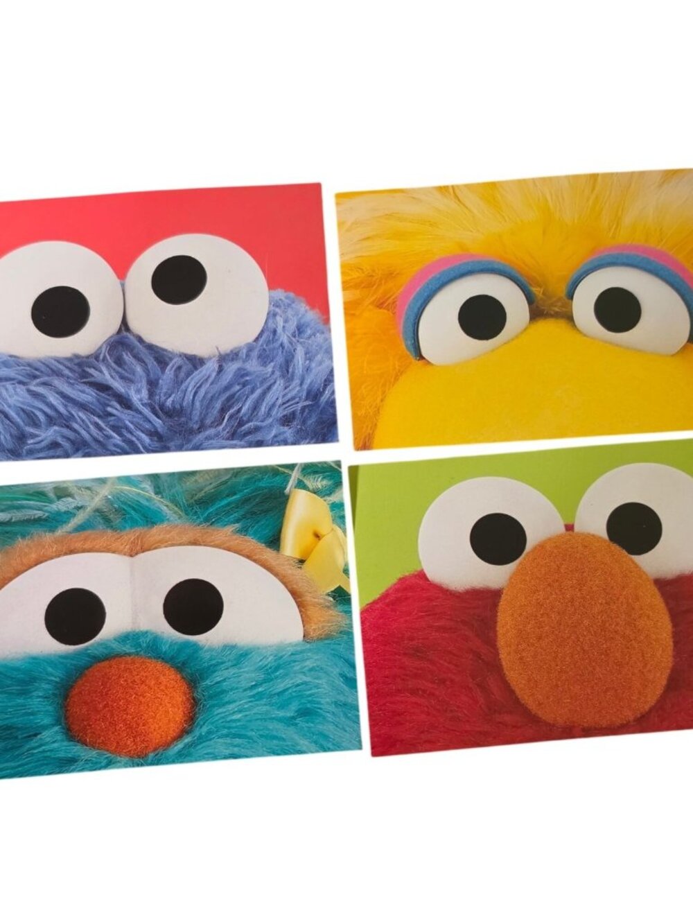 2008 Sesame Street Workshop Postcards Cookie Monster Big Bird Elmo Rosita Cards